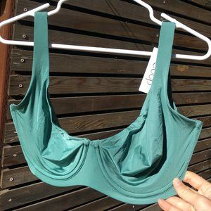 CUUP Scoop Bra 32H Jade, NWT